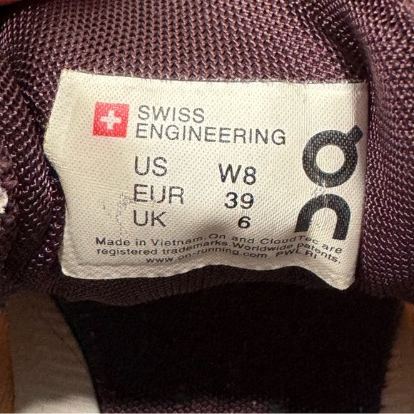 On Running Cloud X Gray Peach Knit Mesh Lightweight Training Women’s Sneakers, 8 - Picture 12 of 14